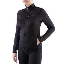 Bluza trekkingowa techniczna damska Viking Jukon na zamek. Czarne bluzy damskie Viking, s, bez wzorów, z dzianiny, bez kaptura. Za 278.31 zł.