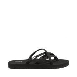 Japonki damskie Teva Olowahu. Czarne klapki damskie Teva, bez wzorów, z materiału, eleganckie, bez obcasa. Za 224.00 zł.