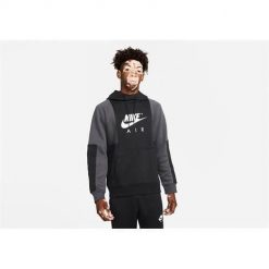 Bluza sportowa męska Nike Air Nsw Brushed-back. Brązowe bluzy męskie Nike, m, bez wzorów, z kapturem, do koszykówki. Za 329.00 zł.