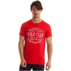 Polo Club C.H..A T-Shirt Męski Xxl Czerwony. Czerwone koszulki polo męskie Polo Club C.H..A. W wyprzedaży za 119.00 zł.