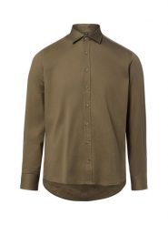 Nils Sundström Męska koszula casual Mężczyźni Modern Fit Bawełna zielony, S. Zielone koszule męskie Nils Sundström, m, bez wzorów, z bawełny, casualowe, bez kołnierzyka, bez ramiączek. Za 229.95 zł.