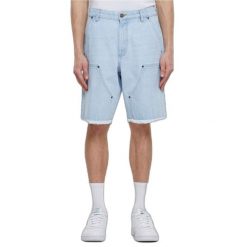 Szorty Urban Classics Open Edge Two Knee. Niebieskie szorty męskie Urban Classics, m, bez wzorów, z bawełny. Za 198.50 zł.