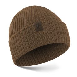 Czapka męska BETLEWSKI BCM-BK-03 BRAZOWY. Brązowe czapki i kapelusze męskie Betlewski, bez wzorów, z polaru. Za 39.99 zł.