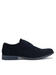Lanetti Półbuty M16SS025-43 Granatowy. Niebieskie eleganckie półbuty Lanetti, z syntetyku, wizytowe, bez zapięcia. Za 119.99 zł.