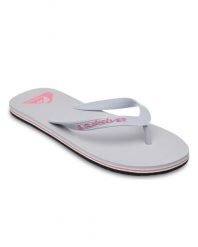 Klapki dla Mężczyzn MOLOKAI CORE Szary. Szare klapki męskie Quiksilver, z gumy. Za 84.99 zł.