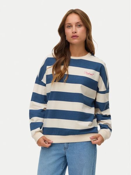 Vero Moda Bluza Viola 10338440 Niebieski Regular Fit. Niebieskie bluzy damskie Vero Moda, xs, bez wzorów, z bawełny, bez kaptura. Za 107.99 zł.