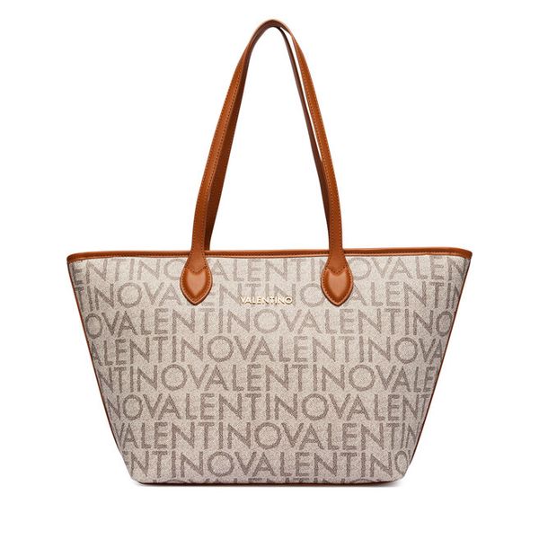 Torebka Valentino. Brązowe torebki do ręki damskie Valentino, bez wzorów, bez dodatków. Za 551.99 zł.