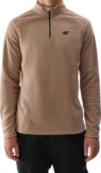 4f Bluza polarowa męska 4F M044 jasny brąz 4FWAW24UFLEM044 82S M. Bluzy męskie 4f, m, bez wzorów, z polaru, bez kaptura. Za 74.23 zł.