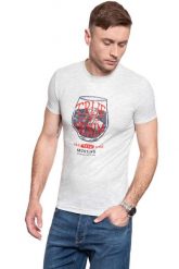 MUSTANG Aaron C Print 1009512 2064. T-shirty męskie Mustang, m, bez wzorów, bez kołnierzyka. W wyprzedaży za 39.99 zł.