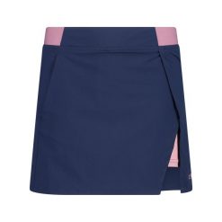 Spodenki 2 w 1 dla dziewczynek CMP. Niebieskie spodenki dla dziewczynek CMP, bez wzorów, sportowe. Za 180.50 zł.