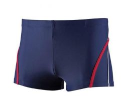 Beco kąpielówki bokserki granatowe z czerwonymi akcentami. Czerwone kąpielówki męskie 47 Brand, m, bez wzorów, z elastanu, na fitness i siłownię. Za 220.99 zł.