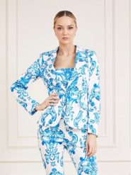 Marciano Guess Marynarka 4GGN02 7247Z Kolorowy Classic Fit. Żakiety damskie Marciano Guess, z aplikacjami, z bawełny. Za 999.99 zł.
