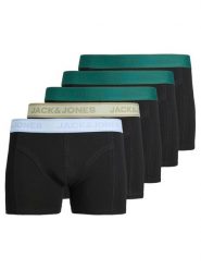 Jack & Jones Komplet bokserek Solid 12294699 Czarny. Czarne bokserki męskie Jack & Jones, m, bez wzorów, z bawełny. Za 189.99 zł.