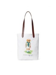 Polo Ralph Lauren Torebka 405970414001 Biały. Białe torebki do ręki damskie Polo Ralph Lauren, bez wzorów, z materiału, bez dodatków. Za 309.99 zł.