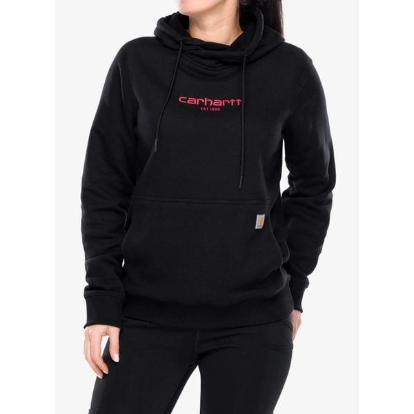 Bluza z kapturem damska Carhartt Force Lightweight Sweatshirt. Czarne bluzy damskie Carhartt, xs, bez wzorów, z kapturem. Za 282.99 zł.