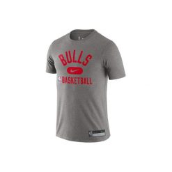 Koszulka męska nike nba chicago bulls dri-fit the team's practice tee dark grey. Szare koszulki sportowe męskie Nike, m, bez wzorów, bez kołnierzyka, bez ramiączek, do biegania, dri-fit (nike). Za 129.00 zł.