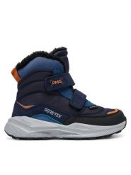 Primigi Śniegowce GORE-TEX 2430122 S Granatowy. Niebieskie buty zimowe chłopięce Primigi, bez wzorów, z gore-texu, bez zapięcia. Za 419.99 zł.