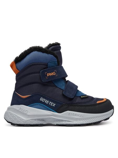 Primigi Śniegowce GORE-TEX 2430122 S Granatowy. Niebieskie buty zimowe chłopięce Primigi, bez wzorów, z gore-texu, bez zapięcia. Za 419.99 zł.