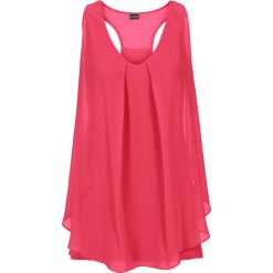 Top z falbaną bonprix czerwony. Topy damskie marki bonprix. Za 74.99 zł.