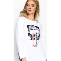 Biała Bluzka Come About. Bluzki damskie marki Born2be. Za 59.99 zł.