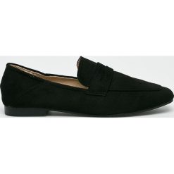 Answear - Mokasyny Lily Shoes. Czarne mokasyny damskie ANSWEAR, z gumy. W wyprzedaży za 79.90 zł.