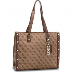 Torebka GUESS - HWSG69 91230 BRO. Brązowe torebki do ręki damskie Guess, z aplikacjami, ze skóry ekologicznej. Za 649.00 zł.