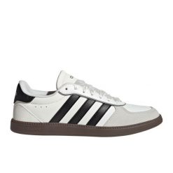 Buty adidas Breaknet Sleek W JQ8253 białe. Białe obuwie sportowe damskie bez wzorów, z gumy. Za 332.37 zł.