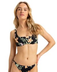 Stanik bikini z fiszbinami dla Kobiety PT BEACH CLASSICS Czarny. Czarne bikini damskie Roxy, s, bez wzorów. Za 182.15 zł.