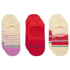 Skarpety damskie Stance Fulfilled 3 Pack. Brązowe obuwie sportowe damskie Stance, bez wzorów. Za 94.99 zł.