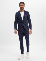 Finshley & Harding London Garnitur - Brixdon/Hoxdon Mężczyźni Slim Fit niebieski, 54. Niebieskie garnitury męskie Finshley & Harding London, bez wzorów, eleganckie. Za 1,199.95 zł.