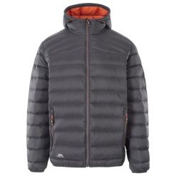 Trespass Whitman Ii - Męska kurtka puchowa Ciemnoszara / Spalona Pomarańcza. Szare kurtki męskie Trespass, m, bez wzorów, z puchu, sportowe, bez kaptura. Za 463.99 zł.