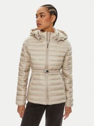 Calvin Klein Kurtka przejściowa K20K207108 Beżowy Slim Fit. Brązowe kurtki damskie Calvin Klein, l, bez wzorów, z syntetyku, bez kaptura. Za 769.99 zł.