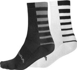 Skarpetki Endura Coolmaxｮ Stripe (x2). Białe skarpety damskie ENDURA, bez wzorów, z materiału. Za 79.99 zł.