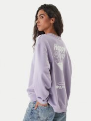 HUGO Bluza Classic 50560782 Fioletowy Relaxed Fit. Fioletowe bluzy damskie Hugo, m, bez wzorów, z bawełny, bez kaptura. Za 429.99 zł.