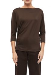 S.Oliver BLACK LABEL Koszulka Kobiety brązowy, 44. Brązowe t-shirty damskie s.Oliver BLACK LABEL, s, bez wzorów, eleganckie, bez kołnierzyka. Za 229.95 zł.