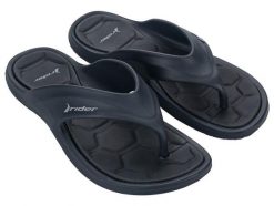 Buty klapki sportowe japonki męskie Rider Cape XVIII. Czarne klapki męskie Rider, z materiału, sportowe. Za 129.00 zł.