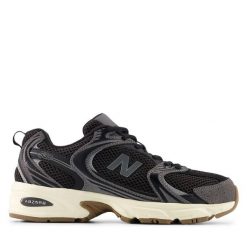 Buty - Fitness - Kobiety - New Balance 530 - Prostye, Oddychające - Czarny. Szare obuwie sportowe damskie New Balance, bez wzorów, z materiału, do biegania. Za 557.00 zł.