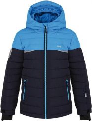 Dziecięca kurtka narciarska Loap Fumar Dark Blue. Czarne kurtki i płaszcze dla chłopców LOOP, na zimę, bez wzorów, z materiału, klasyczne, z kapturem. Za 176.70 zł.