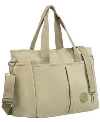Nylonowy shopper damski - Peterson. Torebki shopper damskie Peterson, bez wzorów, z nylonu, sportowe, duże, bez dodatków. Za 42.00 zł.