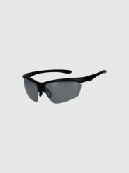 4F Okulary przeciwsłoneczne z powłoką lustrzaną - czarne Uniwersalny. Czarne okulary przeciwsłoneczne damskie 4f. Za 149.99 zł.