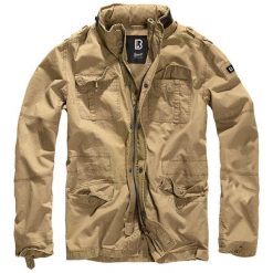 Kurtka męska Brandit M65 Britannia Camel. Brązowe kurtki męskie Brandit, m, bez wzorów, z bawełny, outdoorowe. Za 356.15 zł.