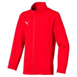 Bluza sportowa chłopięca Puma Sideline. Białe bluzy dla chłopców Puma, bez wzorów, bez ramiączek, bez kaptura. Za 190.99 zł.