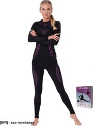 R.E.I.S. US-ALTA - damska bielizna termoaktywna, dodatkowa izolacja przed zimnem, zestaw koszulka z leginsami, 58% poliester, 26% poliamid, 16% elasta. Bielizna termoaktywna damska R.E.I.S., s, bez wzorów, z poliamidu, bez ramiączek. Za 136.95 zł.