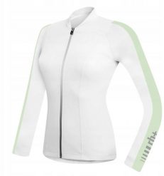 Zero RH+ Damska koszulka rowerowa zeroRH+ Spirit LS FZ white pastel green -L (ECD0260). Białe kurtki damskie l, bez wzorów, bez kaptura. Za 234.03 zł.