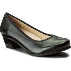 Półbuty CAPRICE - 9-22300-20 Black Nappa 022. Czarne półbuty damskie Caprice, z materiału. W wyprzedaży za 179.00 zł.