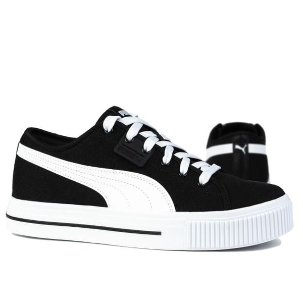 Buty męskie trampki sportowe Puma EVER FS CV. Białe trampki męskie Puma, bez wzorów, z materiału, sportowe, bez zapięcia. Za 165.00 zł.
