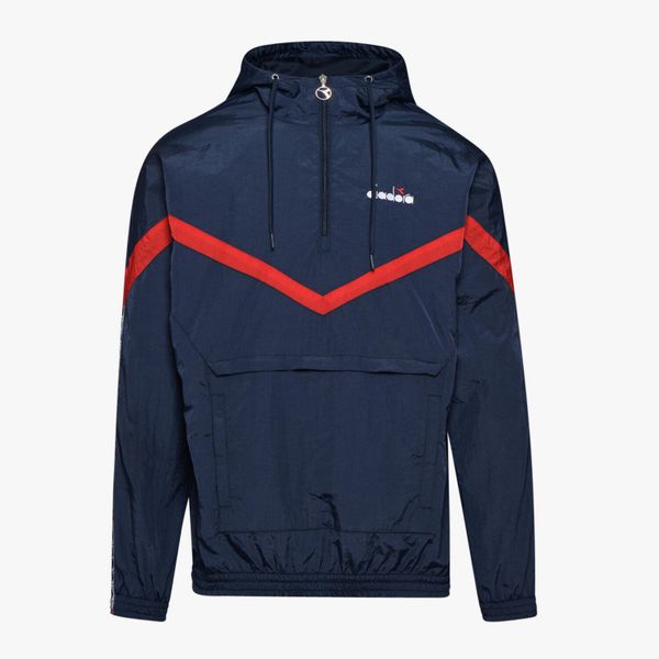 Kurtka z kapturem 1/2 zip Diadora Offside. Niebieskie kurtki męskie Diadora, s, bez wzorów, do biegania. Za 394.00 zł.