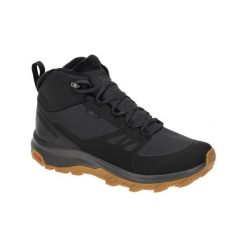 Buty do chodzenia męskie Salomon Outsnap Cs Wp. Czarne buty sportowe męskie Salomon, z materiału, bez zapięcia, do biegania. Za 479.00 zł.