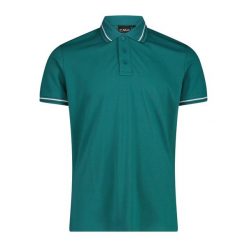 Koszulka męska turystyczna CMP 34D5987. Zielone buty sportowe męskie CMP, bez zapięcia, na golfa. Za 163.00 zł.