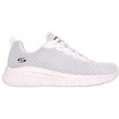 Buty damskie SKECHERS Bobs B Flex Visionary Essence. Białe obuwie sportowe damskie Skechers, bez wzorów, trekkingowe, Skechers Sport. Za 209.99 zł.